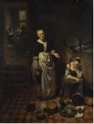 Nicolaes maes The Idle Servant oil